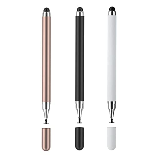 Redreo Tablet Stift für Alle Tablets, 2 in 1 Stylus Pen Touchscreen Stift kompatibel mit alle Handys/Tablets [3er Pack]