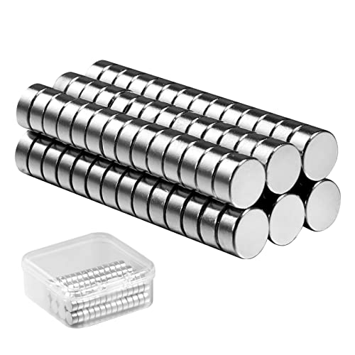 Sapphome Neodym Magnete,60 Pcs 6x3mm Extra Stark,Kleine,Mini Magnete für Magnettafel, Whiteboard Magnete für Kühlschrank,Handwerk,Fotos, Teile Spleißen